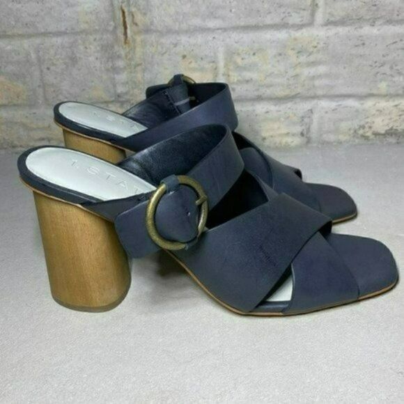 NWOB MSRP $129 1.State Icendra Flared Block Heel Sandal Women's Size 9.5 - Picture 5 of 9